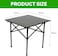 Outdoor Camping Folding Table - Dimensions 53(L)&times;50(W)&times;50(H) cm - Lightweight with Aluminum Table Top &amp; Carry Bag - Perfect for Picnics, Cooking, Beach, Hiking, Fishing