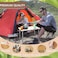 Bamboo Adjustable, Anti-UV Portable Folding Table, Picnic, Camping, Three Heights,2-6 People