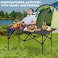 Outdoor Camping Folding Table，Lightweight Folding Table with Aluminum Table Top and Carry Bag, Easy to Carry, Perfect for Outdoor, Picnic, Cooking, Beach, Hiking, Fishing