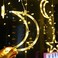 Ramadan Decoration Lights, Moon And Stars And Serial Lights, 3.5M Ramadan Lights, Yellow