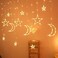 Ramadan Decoration Lights, Moon And Stars And Serial Lights, 3.5M Ramadan Lights, Yellow