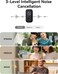 DUO Type-C Version Wireless Microphone for iPhone 15/16 &amp; Android, Pure Sound, 3-Level Intelligent Noise Cancellation, Magnetic Mini Microphone