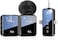 Wireless Lavalier Microphone,3 in 1 Wireless Mic for iPhone/Android/Camera,Mini Bluetooth Microphone Noise Reduction Mic