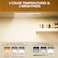 Under Cabinet Lights, 3 Modes Motion Sensor Closet Lights, 1000 mAh USB Rechargeable Kitchen Light, 3 Colour Modes Under Cupboard Light