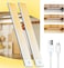 Under Cabinet Lights, 3 Modes Motion Sensor Closet Lights, 1000 mAh USB Rechargeable Kitchen Light, 3 Colour Modes Under Cupboard Light