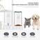 3.8L Pet Automatic Feeder and Water Feeder Set for Large Small Medium Dogs Cats Puppy Kitten Dry Food &amp; Water Dispenser Self Cat Food and Water Dispenser Slow Feed Bowl