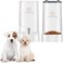3.8L Pet Automatic Feeder and Water Feeder Set for Large Small Medium Dogs Cats Puppy Kitten Dry Food &amp; Water Dispenser Self Cat Food and Water Dispenser Slow Feed Bowl