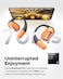Open-Ear Headphones, Air Conduction Bluetooth 5.3 Wireless Earbuds, 22 Hours of Playtime, Four Mics Clear Calls, 15mm Enhanced Bass, Multipoint Connection