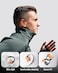 Open-Ear Headphones, Air Conduction Bluetooth 5.3 Wireless Earbuds, 22 Hours of Playtime, Four Mics Clear Calls, 15mm Enhanced Bass, Multipoint Connection