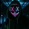 LED Halloween Mask I Scary Mask I Mask The Purge I Mask Neon Horror Fun Costume Christmas Child Adult Fancy Dress for Carnivals, Masquerades and Cosplay Costume Parties