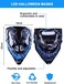 LED Halloween Mask, Venobat Halloween Mask, Party LED Masks for Men Women Kids Adult with 3 Lighting Modes Glowing Neon Mask