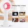 Mini Portable Fan USB Rechargeable Eyelash Extension Fan Air Conditioning Fan for Eyelash Extension Essential Accessories (White)