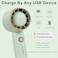 Portable USB Rechargeable Mini Fan, Lash Dryer Fan for Lash Extensions, Ficial No Noise Handheld Fan, Essential Eyelash Extension Supplies/Air Conditioning Blower