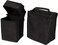 Multifunction Large Capacity Black Folding Marker Pen Canvas Pencil Case Pen Storage Bag Can Hold 24-80 pcs Markers Pen (S and L)