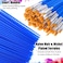 Radiotronics 100Pcs Small Paint Brushes Bulk, Flat Top Acrylic Classroom Brush for Kids Mini Paint Brushes for Touch Up Crafts Detail Painting