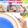 Radiotronics 100Pcs Small Paint Brushes Bulk, Flat Top Acrylic Classroom Brush for Kids Mini Paint Brushes for Touch Up Crafts Detail Painting
