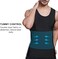Mens Slimming Body Shaper Vest, Chest Abdomen Compression Tank Top, Belly Hiding Undershirts - Change in Seconds