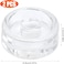 2 Pack Glass Fermentation Weights, 7 cm Wide Mouth Fermentation Jars to Remove Excess Brine for Fermenting Pickles Sauerkraut