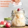 2 Pack Glass Fermentation Weights, 7 cm Wide Mouth Fermentation Jars to Remove Excess Brine for Fermenting Pickles Sauerkraut