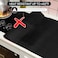 Stove Top Cover Silicone Electric Stove Cover 28 x 20 Inches Heat Resistant Cooktop Protector Stove Mat Protector Oven Cover for Kitchen Flat RV Range Stovetop Protector(Black)