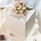 Radiotronics Off White Wrapping Paper Roll, 17 Inches x 32.8 Feet Pearly Lustre Gift Wrap Paper for Wedding Bridal Shower Birthday Valentine's Day