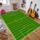 Radiotronics Kids Rug Football Rug Carpet Playmat Play Area Rug with Rubber Backing for Kids Rooms Children's Bedroom(31x 47inch, J)