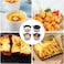 4 Pcs Ramekins for Air Fryer Silicone Large Muffin Cases Nonstick Egg Poacher Silicone Mould Bakeware Easy Release Ramekins Baking Cups for Muffin Cupcakes (Color A 4pcs)