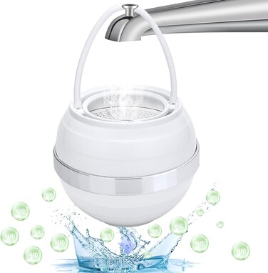 Tub-Tub Water Filter Removes Hundreds of Contaminants for Softer, Smoother Skin   2,500 Gallons Filtration   BPA Free
