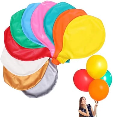 Extra Large Balloons 36 Inch, 10pcs Big Balloon Assorted Color, Thick Balloons for Photo Shoot, Kids Birthday, Wedding Party Festival Event Carnival Decorations
