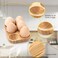 Egg Cups for Refrigerator, 2 Pieces Fridge Egg Organizer, Wooden Egg Trays with Capacity for 12 Eggs, Suitable for Refrigerators and Dining Tables, Length x Width: 15 x 10 cm