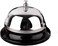 Radiotronics 1pcs Call Bells,Diameter with Metal Anti-Rust Construction,Service Bell for Calling Customer Service, Desk Bell, Restaurant Games, Hotel Bell or Dinner Bell - Gold (Silvery)