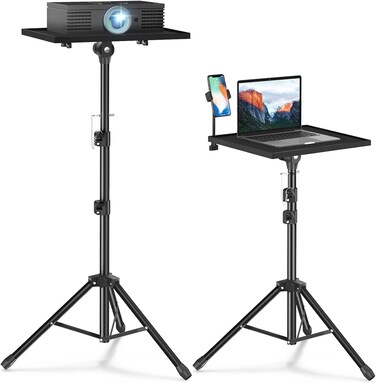 Projector Stand Tripod,Laptop Floor Stand Adjustable Height 22 to 47 Inches, Projector Tripod Stand, Laptop Tripod Stand, Projector Stand for Outdoor Movies