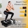Vibration Plates, Vibration Fitness Exercise Machine for Home Use, with Bluetooth Speaker, 5 Program Modes, 2 Resistance Bands, 330lb Max Load (B)