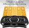 Vibration Plates, Vibration Fitness Exercise Machine for Home Use, with Bluetooth Speaker, 5 Program Modes, 2 Resistance Bands, 330lb Max Load (B)