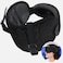 Travel Pillow, Neck Pillow with Eye Mask, Airplane Pillow for Long Flight, Car Travel Pillow, Car Headrest, Black