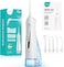 Radiotronics Professional Water Flosser For Teeth Braces Gums Care, Cordless Oral Irrigador, Deep Cleaning, Rechargeable, Waterproof, BPA-Free, Portable, Home and Travel, White C20