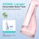 Radiotronics Water Flosser for Braces Gums Care, Professional Oral Irrigador, Deep Cleaning, Rechargeable, Waterproof, BPA-Free, Portable for Travel, Light Pink (Pink Water Tank)