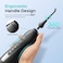 Radiotronics Professional Water Flosser For Teeth Braces Gums Care, Cordless Oral Irrigador, Deep Cleaning, Rechargeable, Waterproof, BPA-Free, Portable, Home and Travel, Black C20