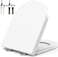 Soft Close Toilet Seat, Toilet Seats with Quick Release, Simple Top Fixing, Sturdy Anti-Bacterial Toilet Seats with Stainless Adjustable Stainless Hinges, White