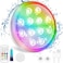 Rechargeable Submersible Pool Lights - 3.7&quot; Waterproof Underwater Charging Battery Operated Remote Controlled 16 Color Changing Lights with Magnet for Pool Pond 1 Pack