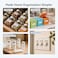 D110 Upgraded Version Mini Label Maker Machine with Tape, Portable Bluetooth Thermal Printer, Sticker Labeler with Multiple Templates, White