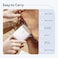 D110 Upgraded Version Mini Label Maker Machine with Tape, Portable Bluetooth Thermal Printer, Sticker Labeler with Multiple Templates, White