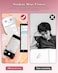 Mini Thermal Printer, Bluetooth Label Maker, Portable Sticker Printer for Printing Photos, Sticky Notes, Lists (Includes 13 Rolls of Thermal Paper&amp;5 color pens)