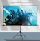 Projector Screen with Stand, Portable 4K HD 16:9 Projector Movie Screen with Height Adjustable Stand for Indoor Home Theater, Outdoor Camping, Office (84 Inch)