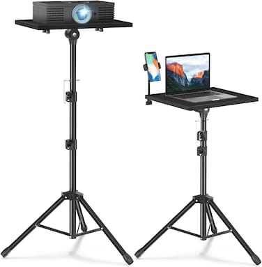 Projector Stand Tripod, Laptop Floor Stand Adjustable Height 22 to 47 Inches, Projector Tripod Stand, Laptop Tripod Stand, Projector Stand for Outdoor Movies