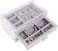 Jewelry Storage Case 3 Drawers Transparent Organizer Earring Rings Necklaces Bracelets Display Case