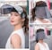Radiotronics Sun Anti-UV Visor Hat, Women Outdoor UPF50 Full Face Plastic Shield Headband Sun Protection Riding Cap