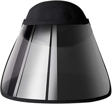 Radiotronics Sun Anti-UV Visor Hat, Women Outdoor UPF50 Full Face Plastic Shield Headband Sun Protection Riding Cap
