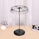 Rotating Necklace Holder Jewelry Organizer Display Stand 14-Inch with 23 Hooks Black, short-black, 8.27 * 5.9 * 13.8inch (HS01)