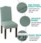 Radiotronics Dining Chair Covers Stretch Chair Covers for Dining Room Chair Slipcover Removable Kitchen Chair Covers Chair Protector Covers for Dining Room, Hotel (6pcs, Sage)
